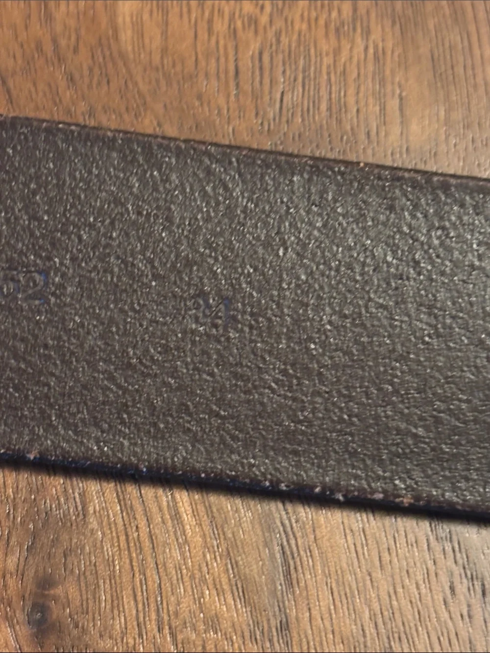 Banana Republic Vintage Men's Brown Leather Belt with Brushed Silver Buckle - 34